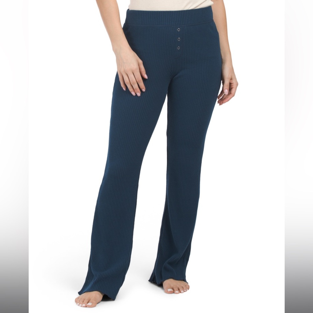 P.j. Salvage | NWT Women’s Recycled Ribbed Navy Blue Pajama Bottoms